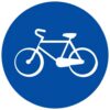 Ceļa zīme - Nr. 413 Velosipēdu ceļš