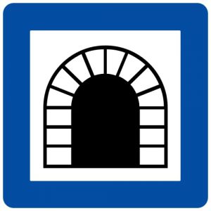 Ceļa zīme - Nr. 544 Tunelis