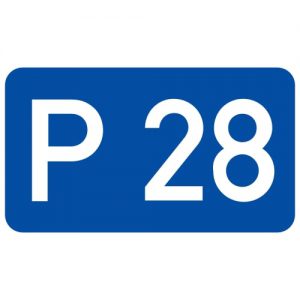 Ceļa zīme - Nr. 742 Ceļa numurs