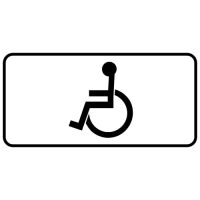 Ceļa zīme - Nr. 844 Invalīdiem