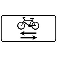 Ceļa zīme - Nr. 854 Informācija par velosipēdu ceļu