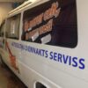 Mikroautobusu aplīmēšana, auto reklāma