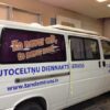 Mikroautobusu aplīmēšana, auto reklāma