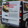 Mikroautobusu aplīmēšana, auto reklāma