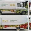 Mikroautobusu aplīmēšana, auto reklāma