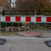 Pārnēsājama barjera, remontbarjera