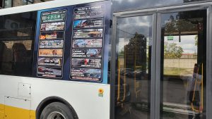 Autobusu aplīmēšana, auto reklāma