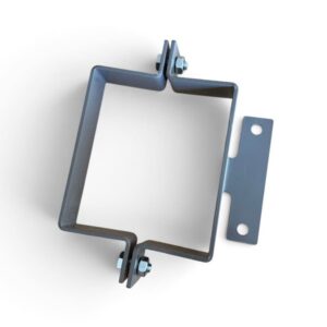 Ceļa zīmju stiprinājumi (kronšteini) metāla ceļa zīmēm, stabam 100x100mm