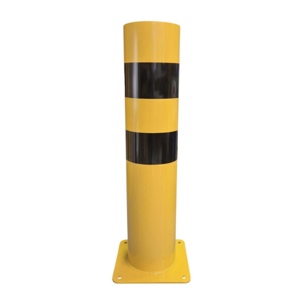 Aizsargstabs, bollards ar pēdu D 323mm, garums 800mm, 1000mm, 1200mm
