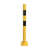 Aizsargstabs, bollards ar pēdu D 76mm, garums 800mm, 1000mm, 1200mm
