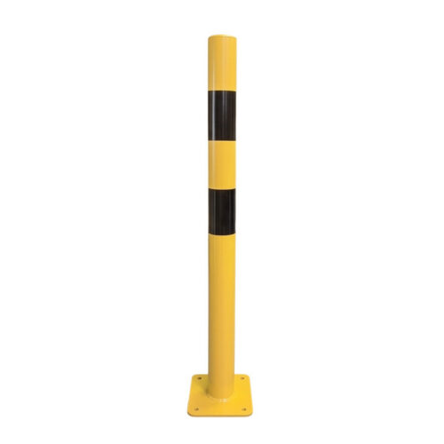 Aizsargstabs, bollards ar pēdu D 76mm, garums 800mm, 1000mm, 1200mm