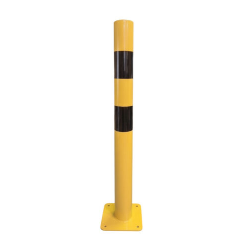 Aizsargstabs, bollards ar pēdu D 89mm, garums 800mm, 1000mm, 1200mm