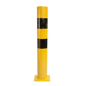 Aizsargstabs, bollards ar pēdu D100mm, garums 800mm, 1000mm, 1200mm