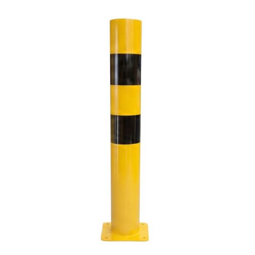Aizsargstabs, bollards ar pēdu D100mm, garums 800mm, 1000mm, 1200mm