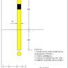 Aizsargstabs, bollards iebetonējams D 76mm, garums 800mm