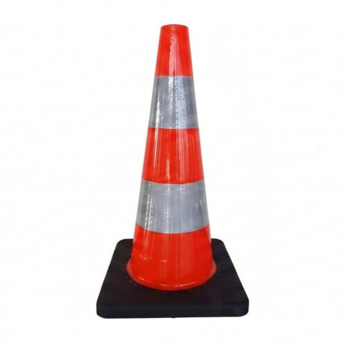 Konuss ar atstarojošu lentu, 50 cm Konuss ar atstarojošu lentu, 50 cm