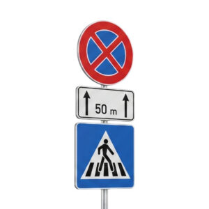 Aizsargstabs, bollards ar pēdu D 100mm, garums 800mm, 1000mm, 1200mm